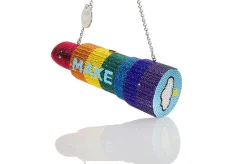 Lipstick Make It Rain*Judith Leiber Fashion
