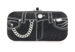 Long Slide Jeans Black*Judith Leiber Sale