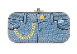 Long Slide Jeans Blue*Judith Leiber Hot