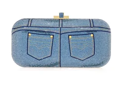 Long Slide Jeans Blue*Judith Leiber Hot