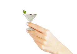 Martini Pillbox*Judith Leiber Fashion