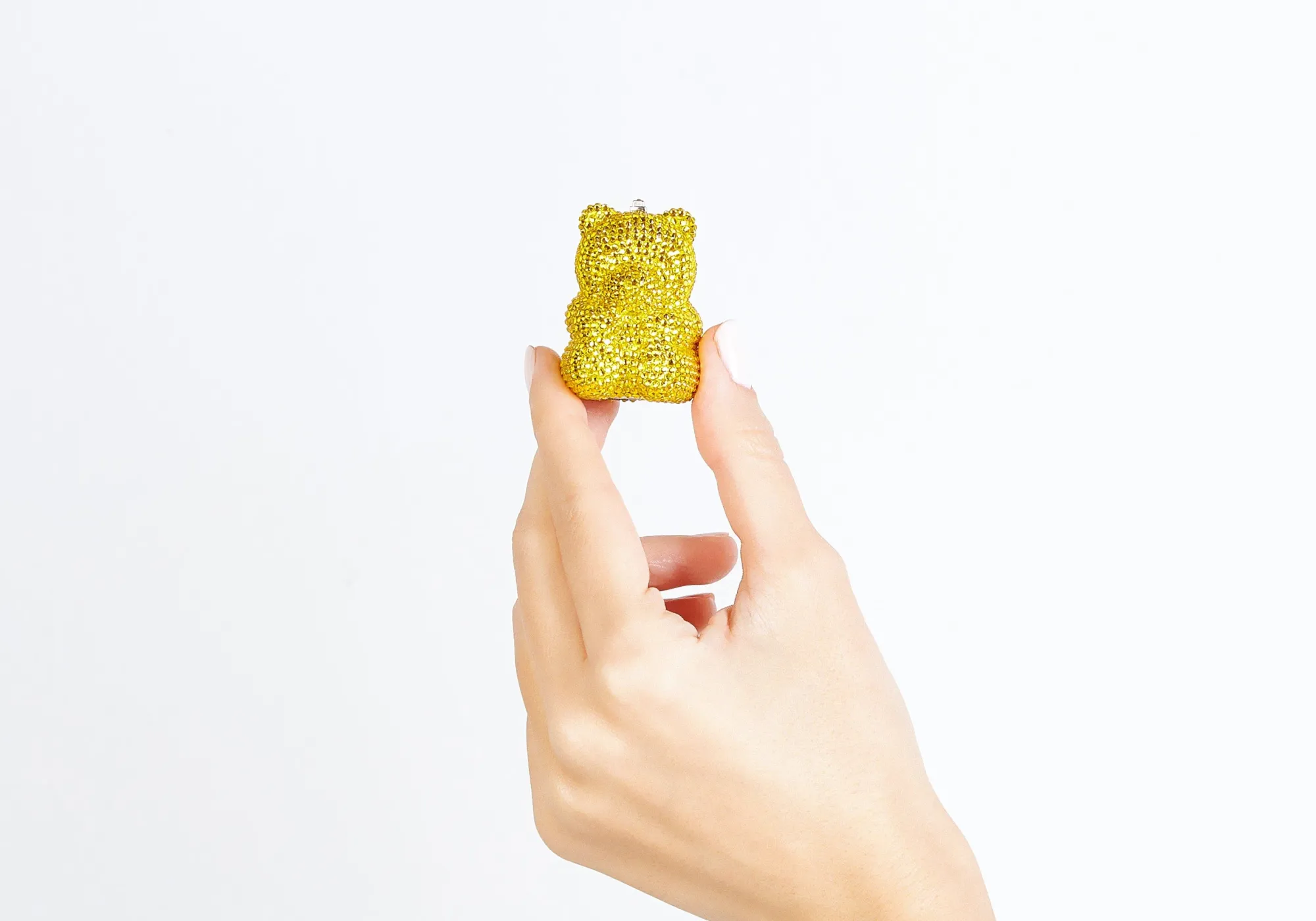 Mini Gummy Bear Yellow*Judith Leiber Fashion