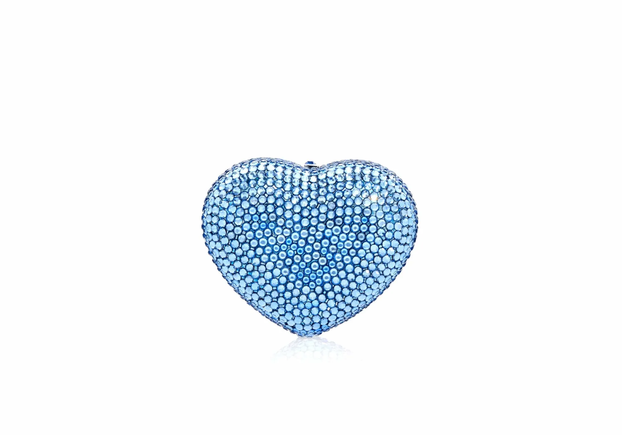 Mini Heart Light Sapphire*Judith Leiber Clearance