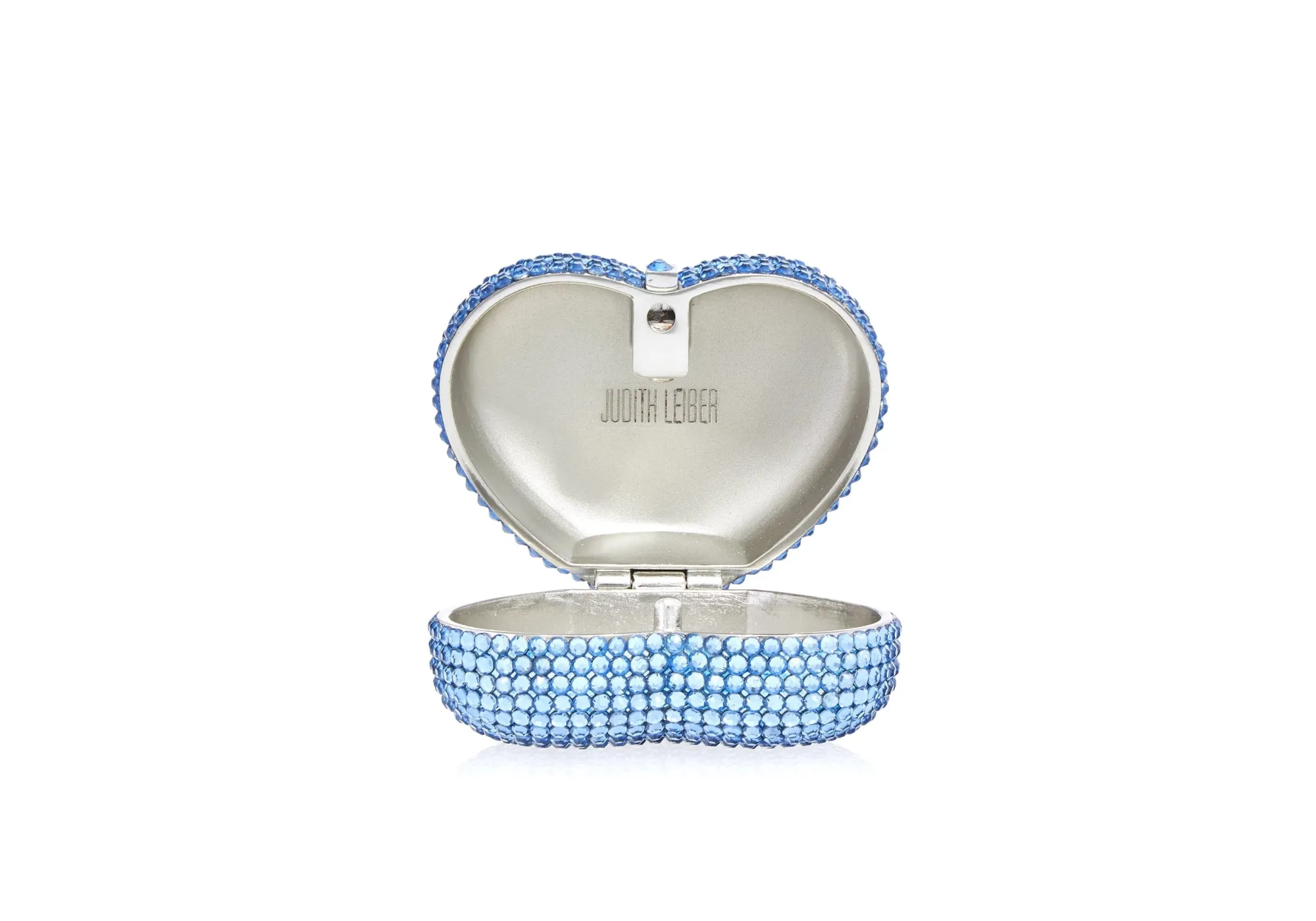 Mini Heart Light Sapphire*Judith Leiber Clearance