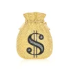 Money Bags Pouch Gold*Judith Leiber Best