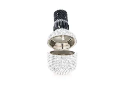 Nail Polish Pillbox Chrome*Judith Leiber Outlet