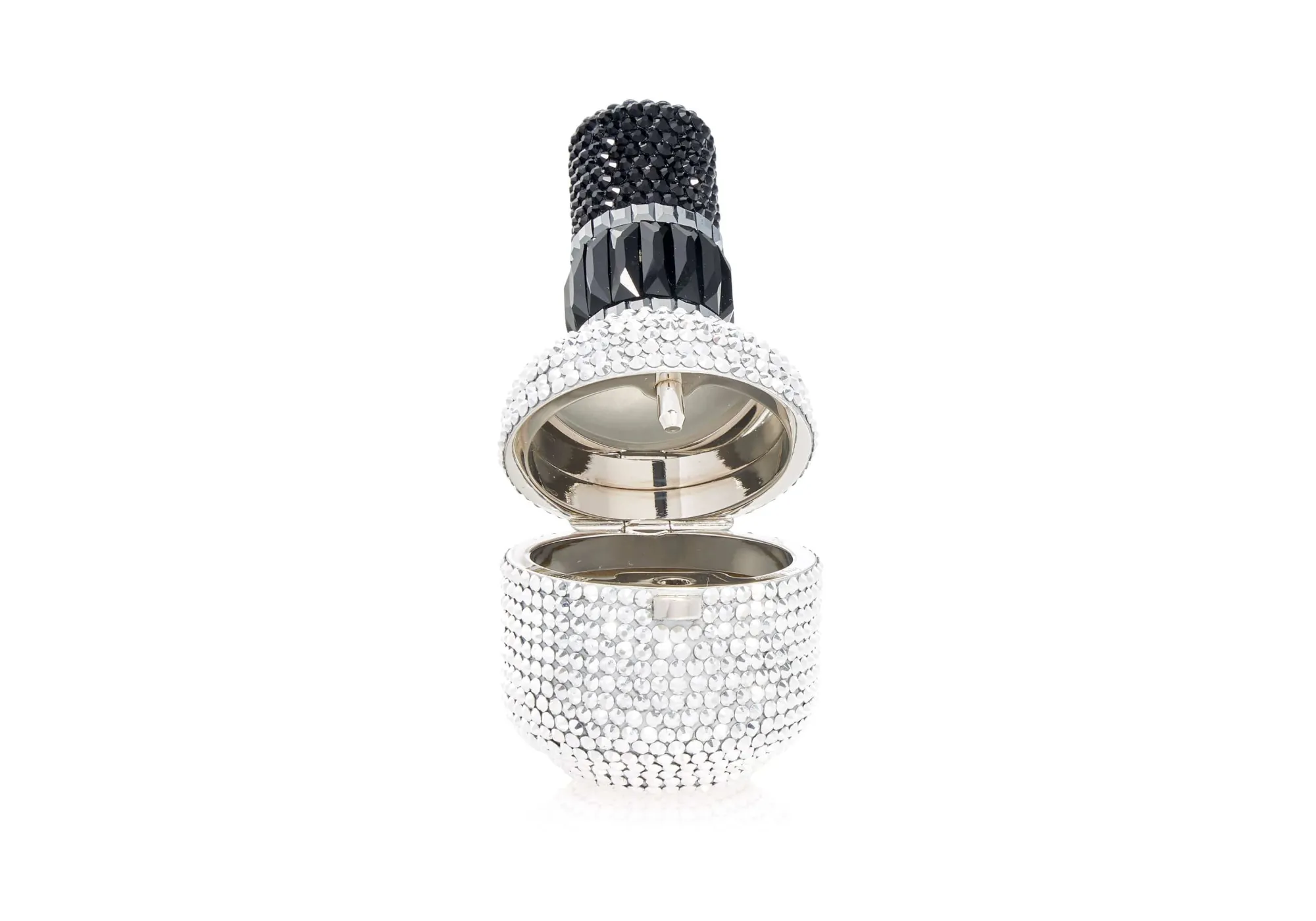 Nail Polish Pillbox Chrome*Judith Leiber Outlet