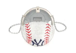 New York Yankees™ Baseball Clutch*Judith Leiber Clearance