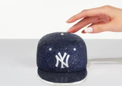 New York Yankees™ Cap Clutch*Judith Leiber Sale