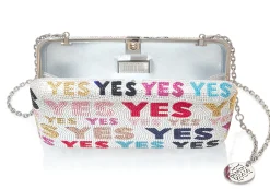 Optimism For The Win Smooth Rectangle*Judith Leiber Outlet