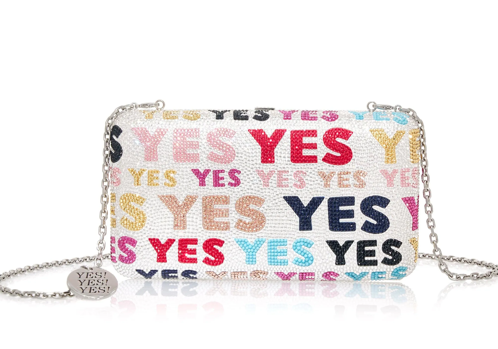 Optimism For The Win Smooth Rectangle*Judith Leiber Outlet