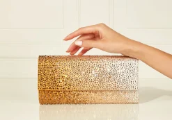 Perry Crystal Caviar Gradient Golden*Judith Leiber Discount