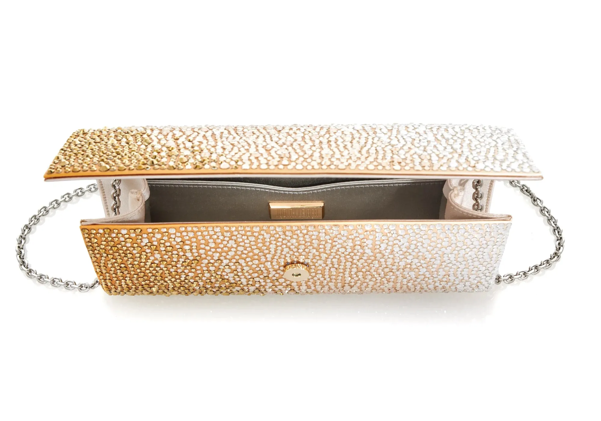 Perry Crystal Caviar Gradient Golden*Judith Leiber Discount