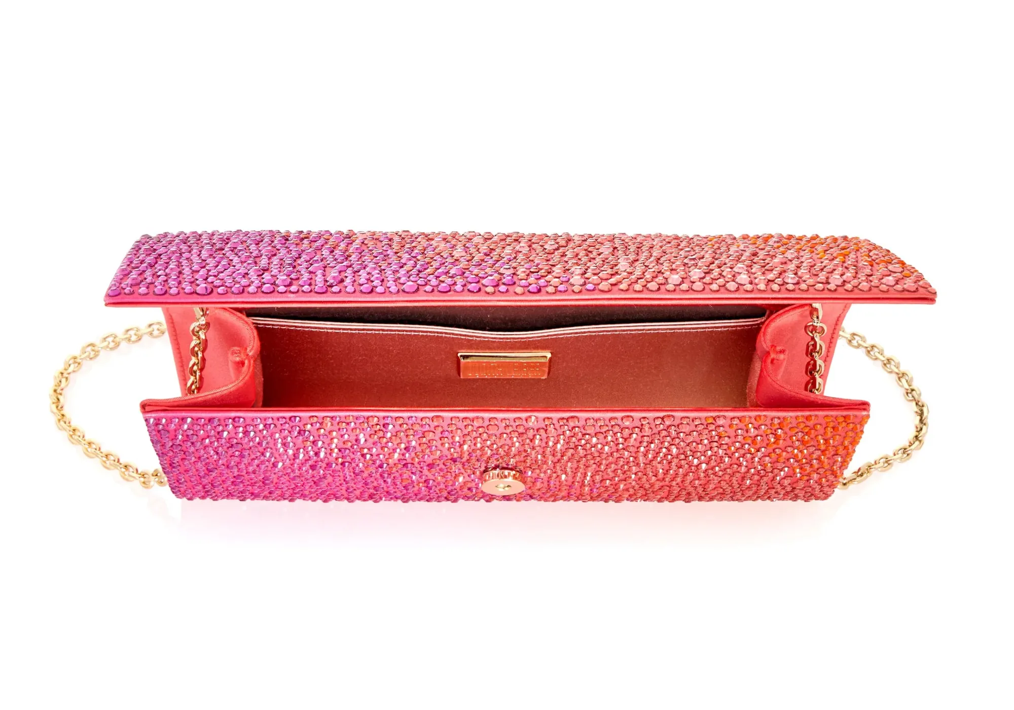 Perry Crystal Caviar Gradient Flame*Judith Leiber Best