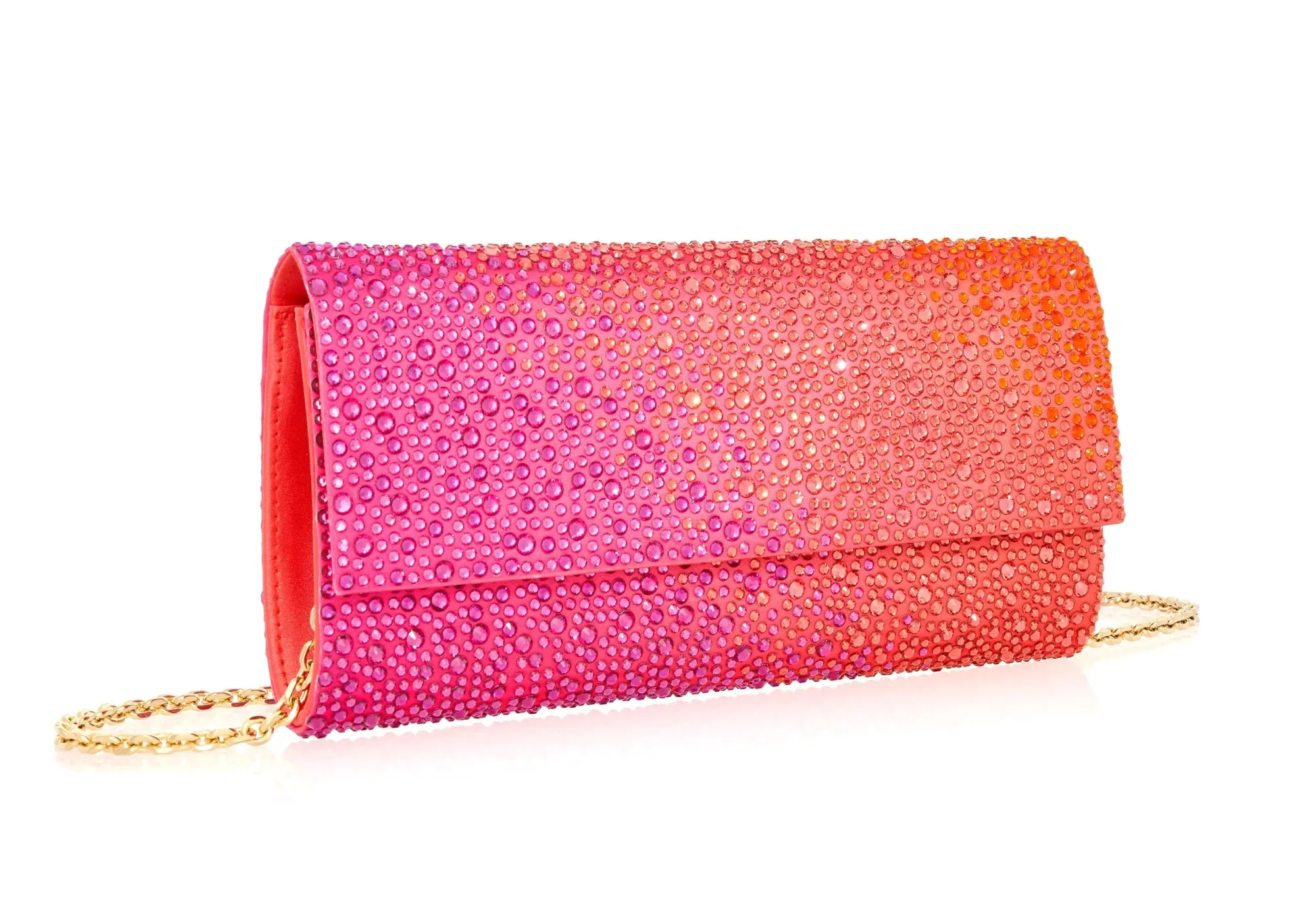 Perry Crystal Caviar Gradient Flame*Judith Leiber Best