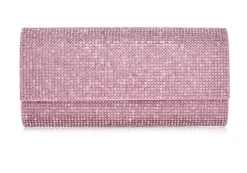 Perry Crystal Light Amethyst Purse*Judith Leiber Best