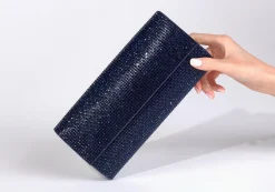 Perry Crystal Navy*Judith Leiber Fashion