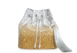 Piper Bucket Caviar Gradient Golden*Judith Leiber Fashion