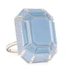 Ring Emerald Cut Blue*Judith Leiber Sale