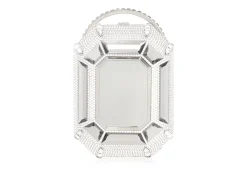 Ring Emerald Cut Silver*Judith Leiber Best