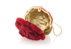 Rose American Beauty Handbag*Judith Leiber Outlet