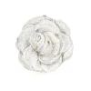 Rose Desiree Silver Clutch*Judith Leiber New