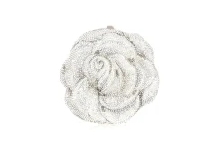 Rose Desiree Silver Clutch*Judith Leiber New