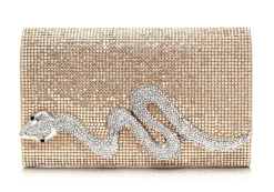 Serpent Crystal Clutch Champagne*Judith Leiber Best
