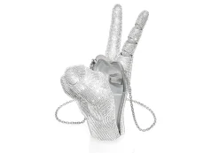 Silver Hand War and Peace*Judith Leiber Clearance