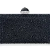 Skylar Crystal Caviar Black*Judith Leiber Best