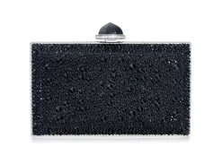 Skylar Crystal Caviar Black*Judith Leiber Best