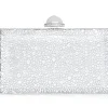 Skylar Crystal Caviar Silver*Judith Leiber Sale
