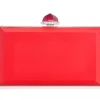 Skylar Satin Crimson*Judith Leiber Hot