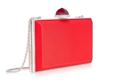 Skylar Satin Crimson*Judith Leiber Hot