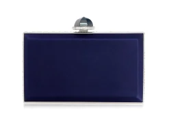 Skylar Satin Navy*Judith Leiber Sale