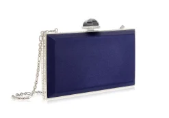 Skylar Satin Navy*Judith Leiber Sale
