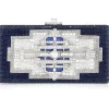 Sleek Rectangle Lillian Navy*Judith Leiber New