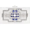 Sleek Rectangle Lillian Silver*Judith Leiber Hot