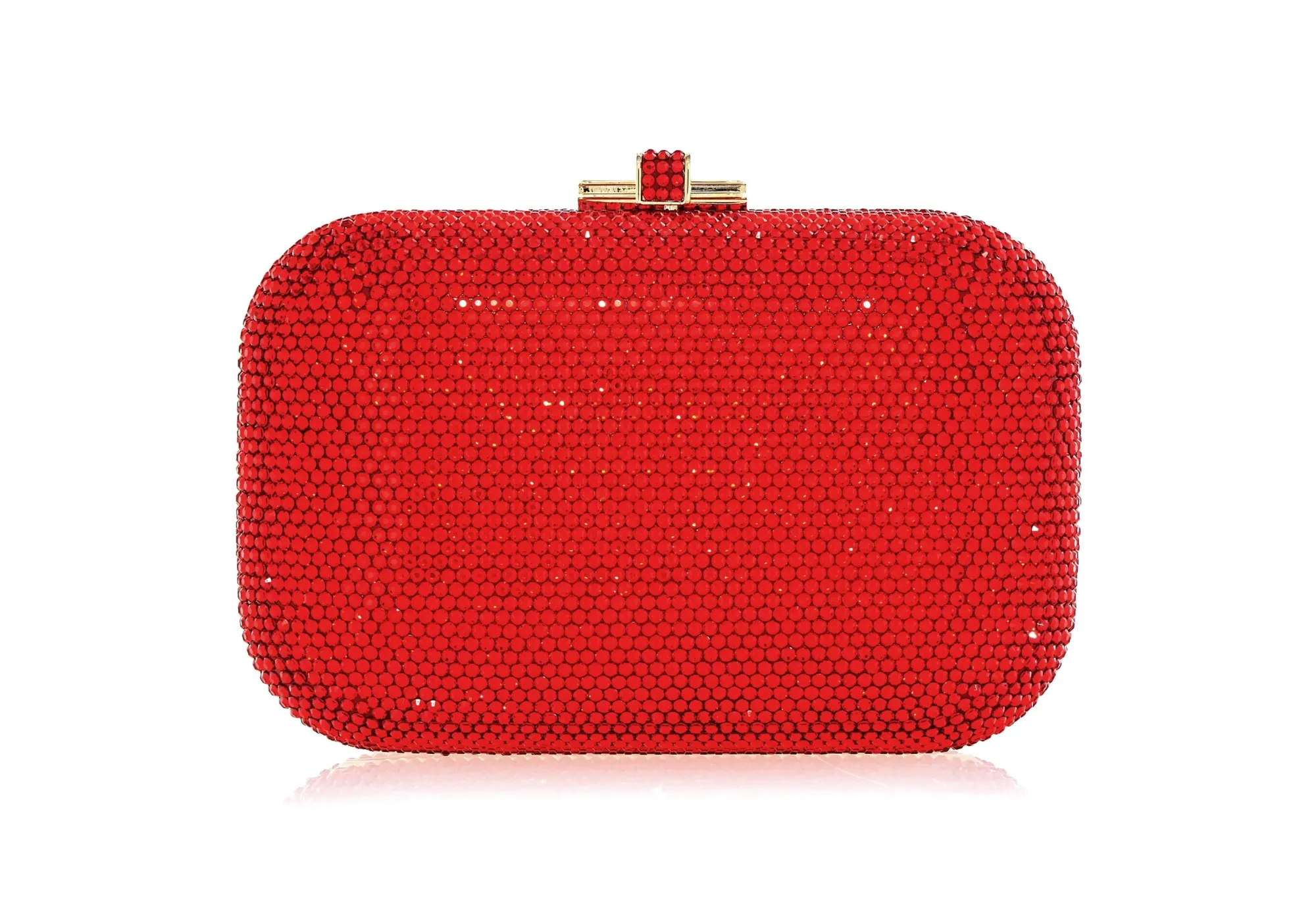 Slide Lock Crimson*Judith Leiber Hot