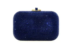 Slide Lock Navy*Judith Leiber Best