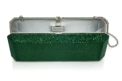 Slim Rectangle Green*Judith Leiber Outlet