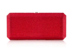 Slim Rectangle Red*Judith Leiber Fashion