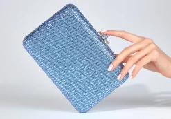 Slim Slide Blue*Judith Leiber New