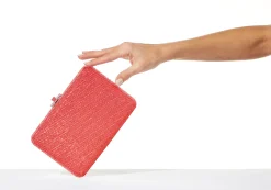 Slim Slide Coral*Judith Leiber New