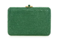 Slim Slide Green Designer Bag*Judith Leiber Online