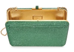 Slim Slide Green Designer Bag*Judith Leiber Online