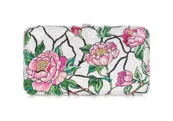 Smooth Rectangle Peony Stained Glass*Judith Leiber Sale