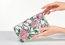 Smooth Rectangle Peony Stained Glass*Judith Leiber Sale
