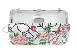 Smooth Rectangle Peony Stained Glass*Judith Leiber Sale