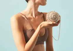 Snail Shell Calico*Judith Leiber Clearance